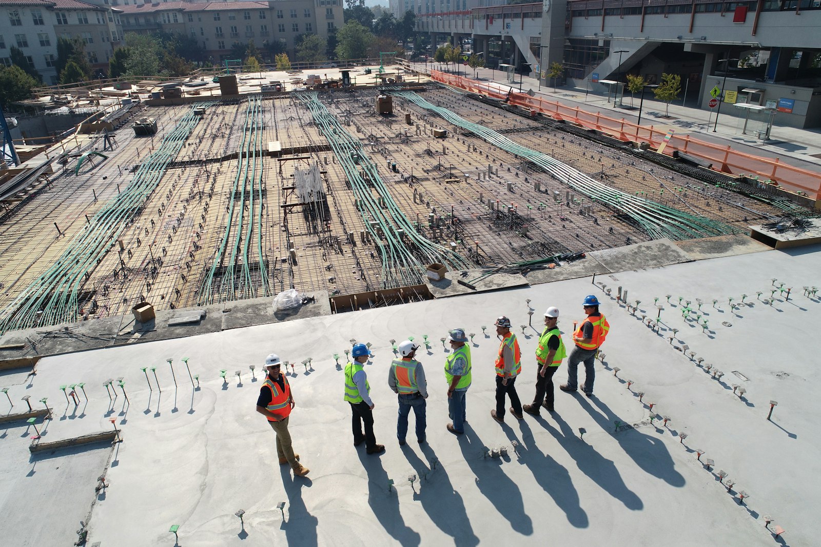 Équipe 3M Bâtiment sur chantier